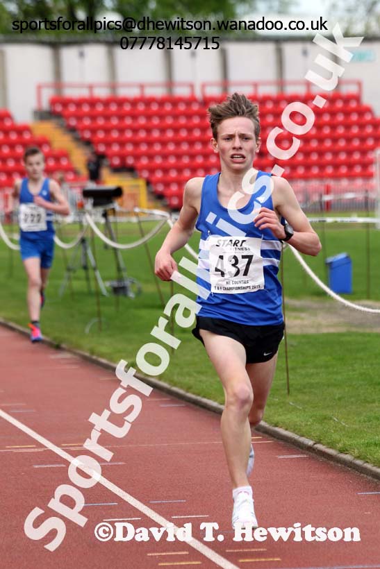 Mens under-17s, North East Track and Field Champs., Gateshead. Photo: David T. Hewitson/Sports for All Pics